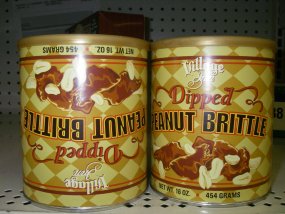 upside down creepy peanut brittle