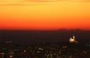 Marseille Sunset with Pyrenee mountains in view